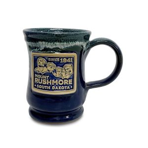 Mount Rushmore Navy Pepin Pottery Mug