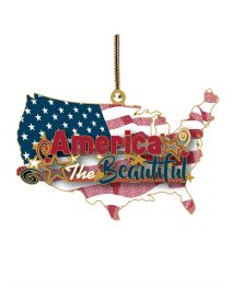America the Beautiful Ornament