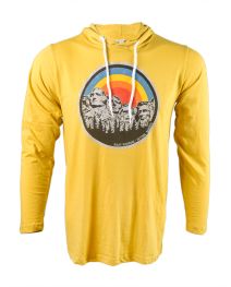 Spiral Mount Rushmore Long Sleeve Hooded T-shirt