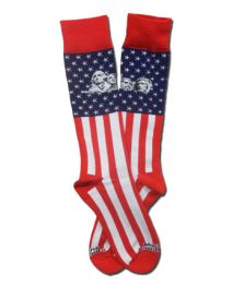 Red Flag Top Crew Socks