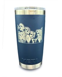 Mount Rushmore Yeti Rambler NavyTumbler