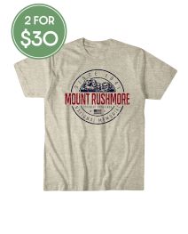Mount Rushmore Peaches and Cream Oatmeal Shirt
